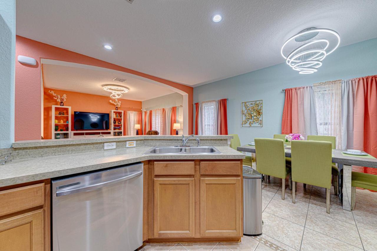 אורלנדו Affordable 4 Bedroom Luxury Villa Near Disney/Private Pool/Arcade/Game Room מראה חיצוני תמונה
